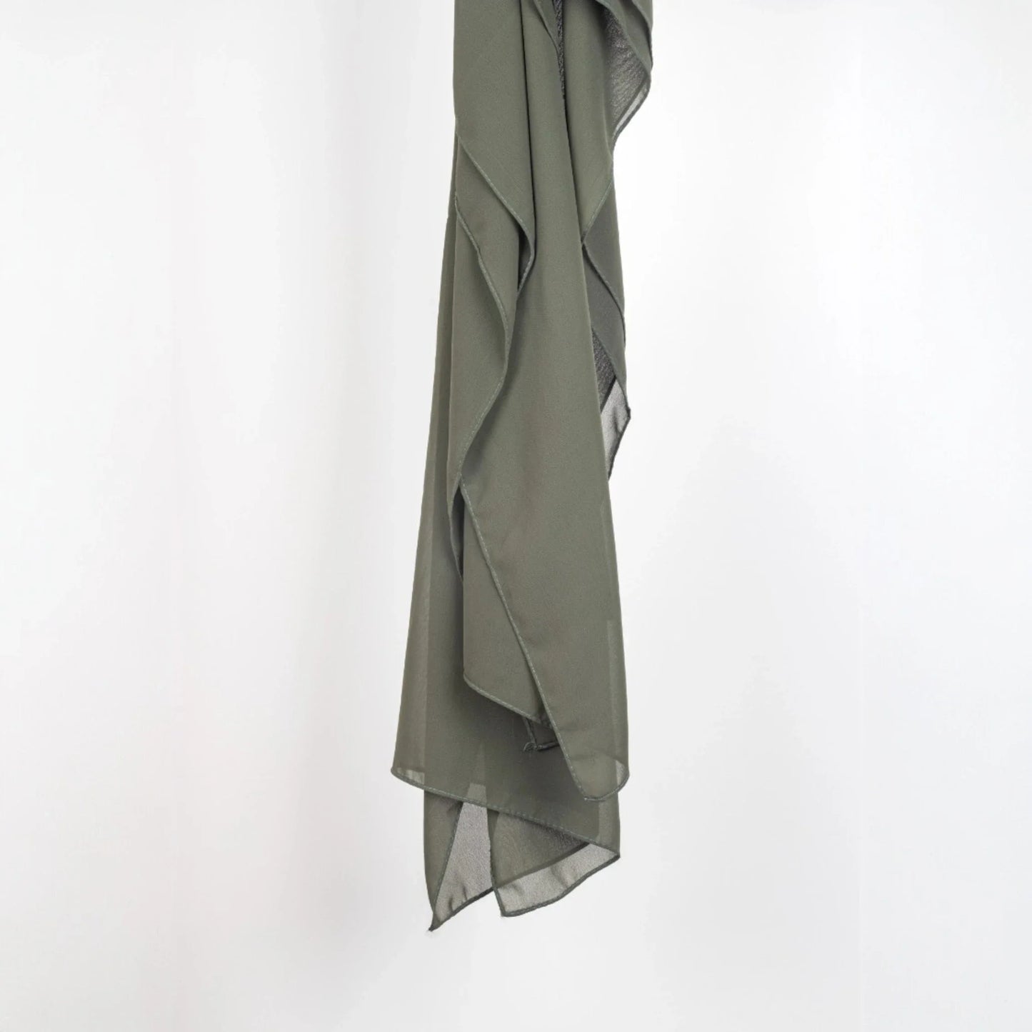 REMIUM CHIFFON HIJAB OLIVE GREEN