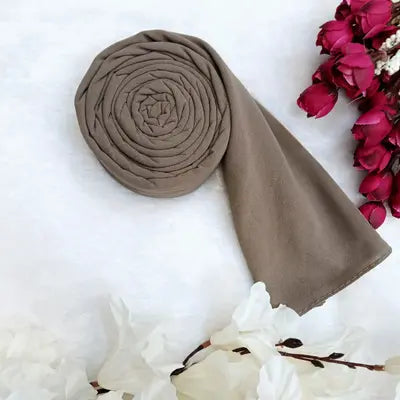 Premium soft chiffon hijab Cappuccino color