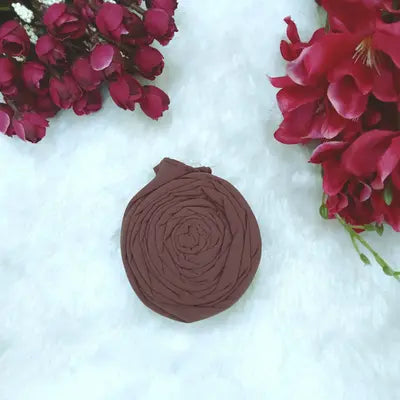 Premium soft chiffon hijab Flamingo color