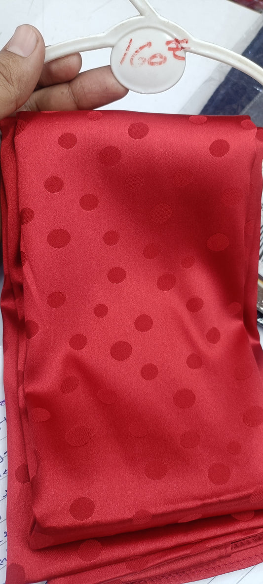 Mat satin self embossed hijab