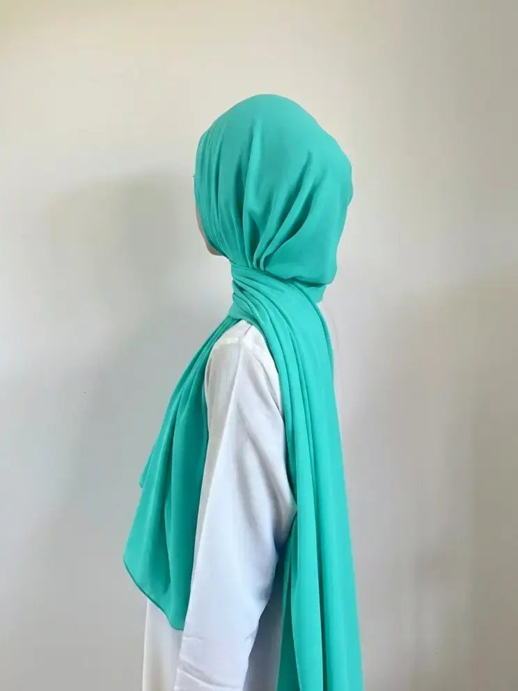 PREMIUM CHIFFON HIJAB TURQOISE