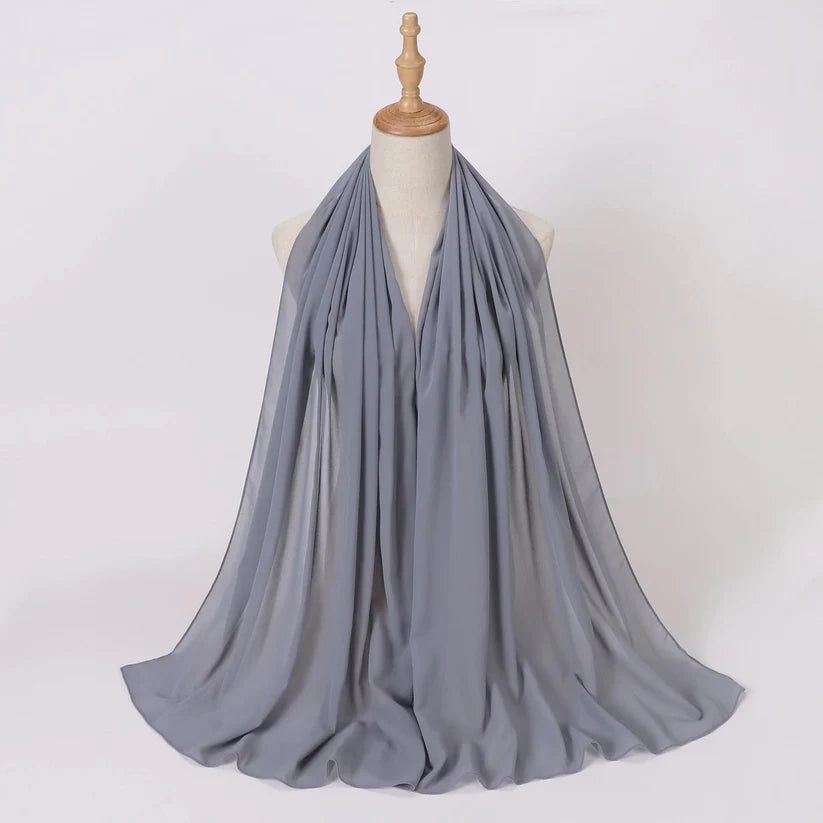PREMIUM CHIFFON HIJAB  FOSSIL