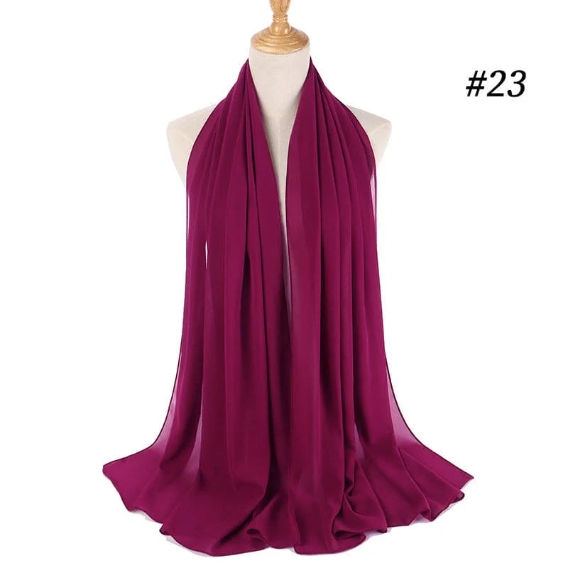 PREMIUM CHIFFON HIJAB  GRAPE