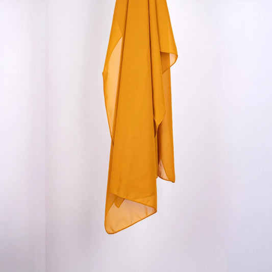 PREMIUM CHIFFON HIJAB HONEY YELLOW