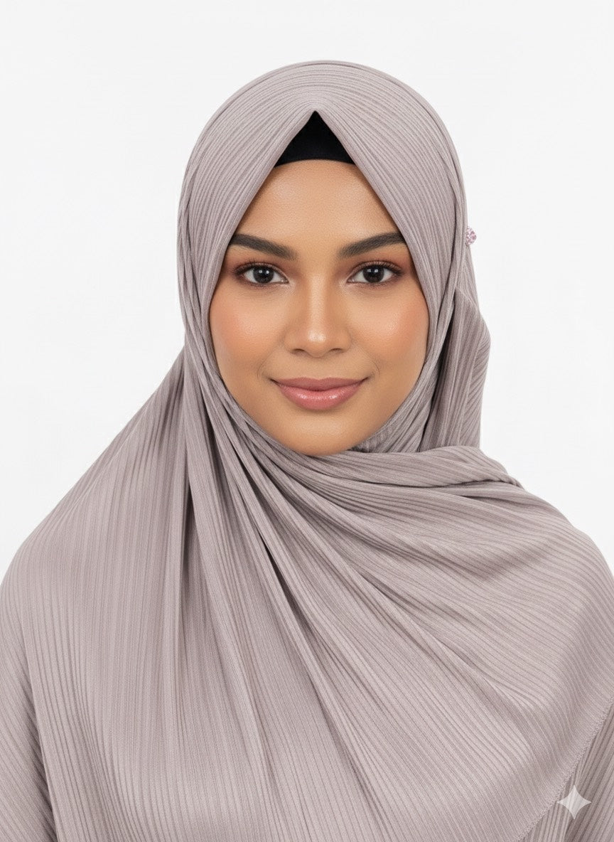 Ribbed jersey hijabs