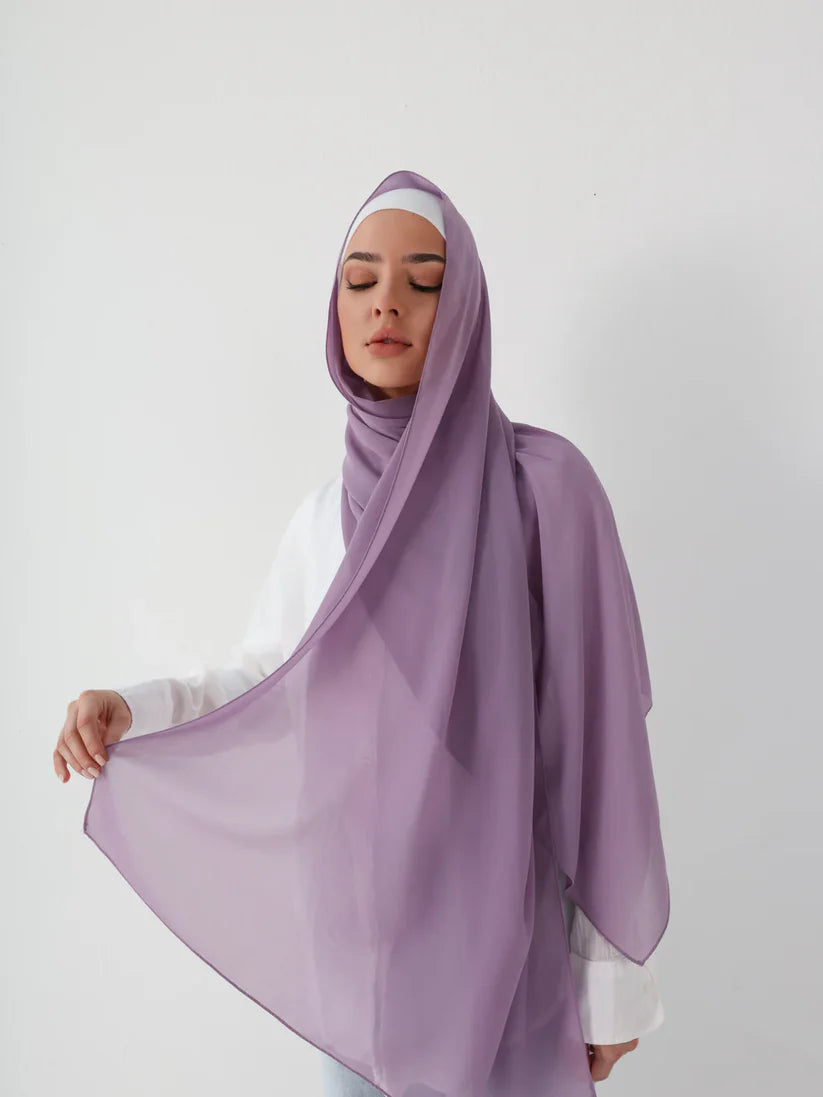 PREMIUM CHIFFON HIJAB  LILAC