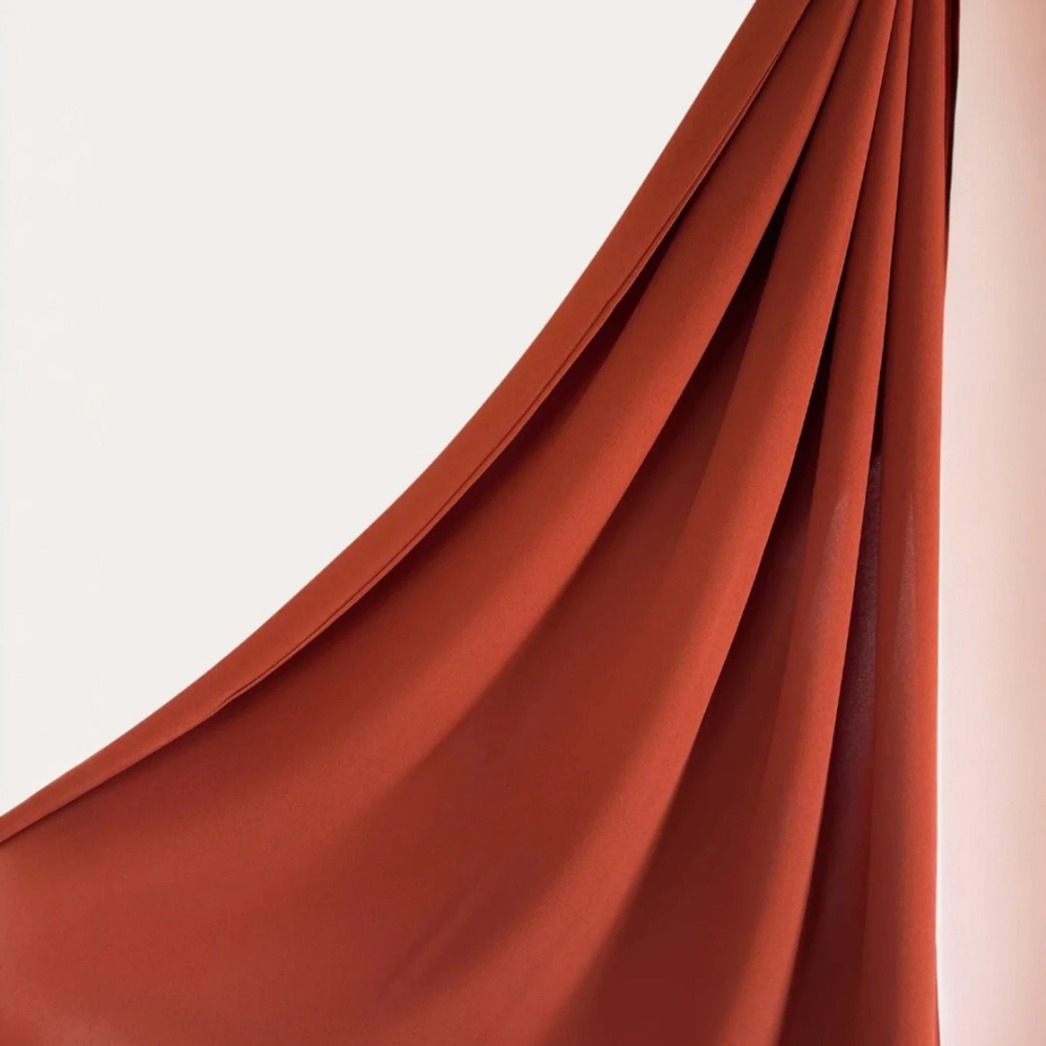 REMIUM CHIFFON HIJAB BURNT ORANGE
