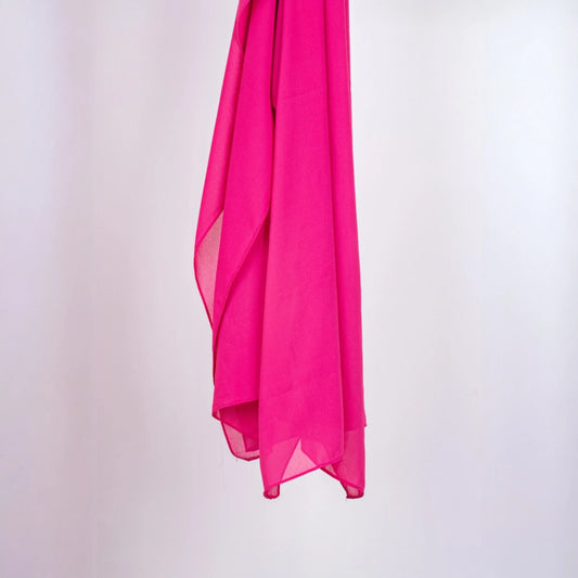 PREMIUM CHIFFON HIJAB ROYAL PINK