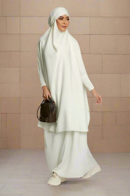 White jilbab