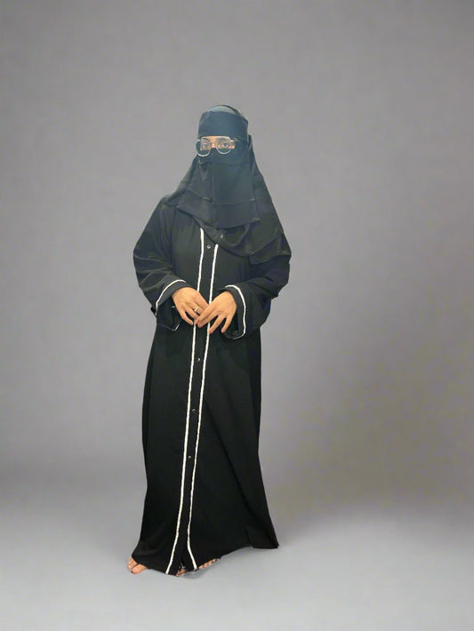 Beautiful stylish college wear burqa