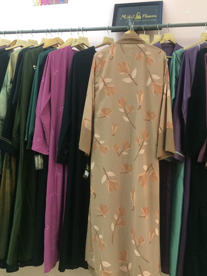 PRINTED SHURG ABAYA