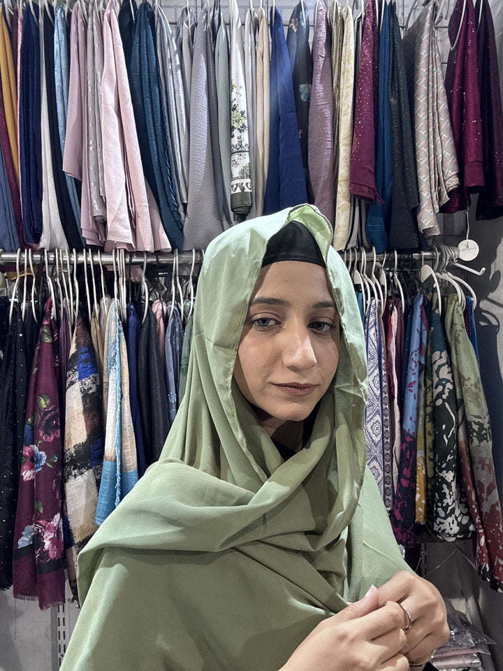 Sage Green Premium Chiffon Hijab
