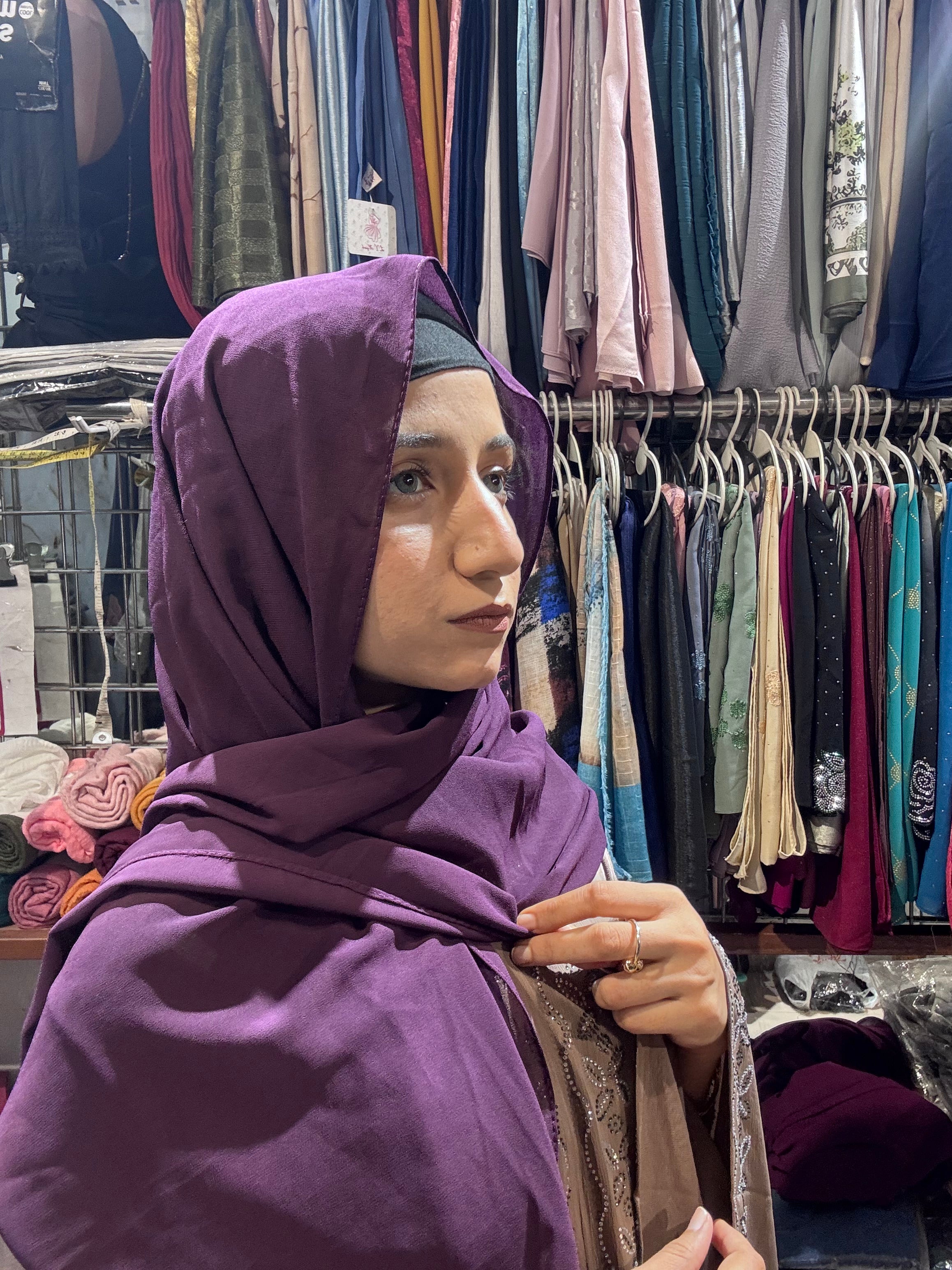 Premium Purple Hijab for Women Soft Breathable Lightweight Everyday Hijab by Modest Heaven