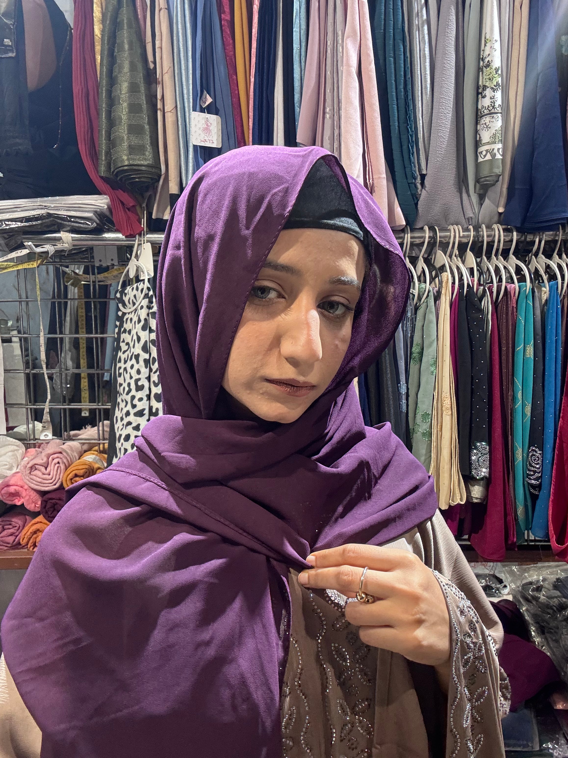 Premium Purple Hijab for Women Soft Breathable Lightweight Everyday Hijab by Modest Heaven